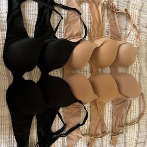 Victoria's Secret Black and Tan Bras Intimates Collection